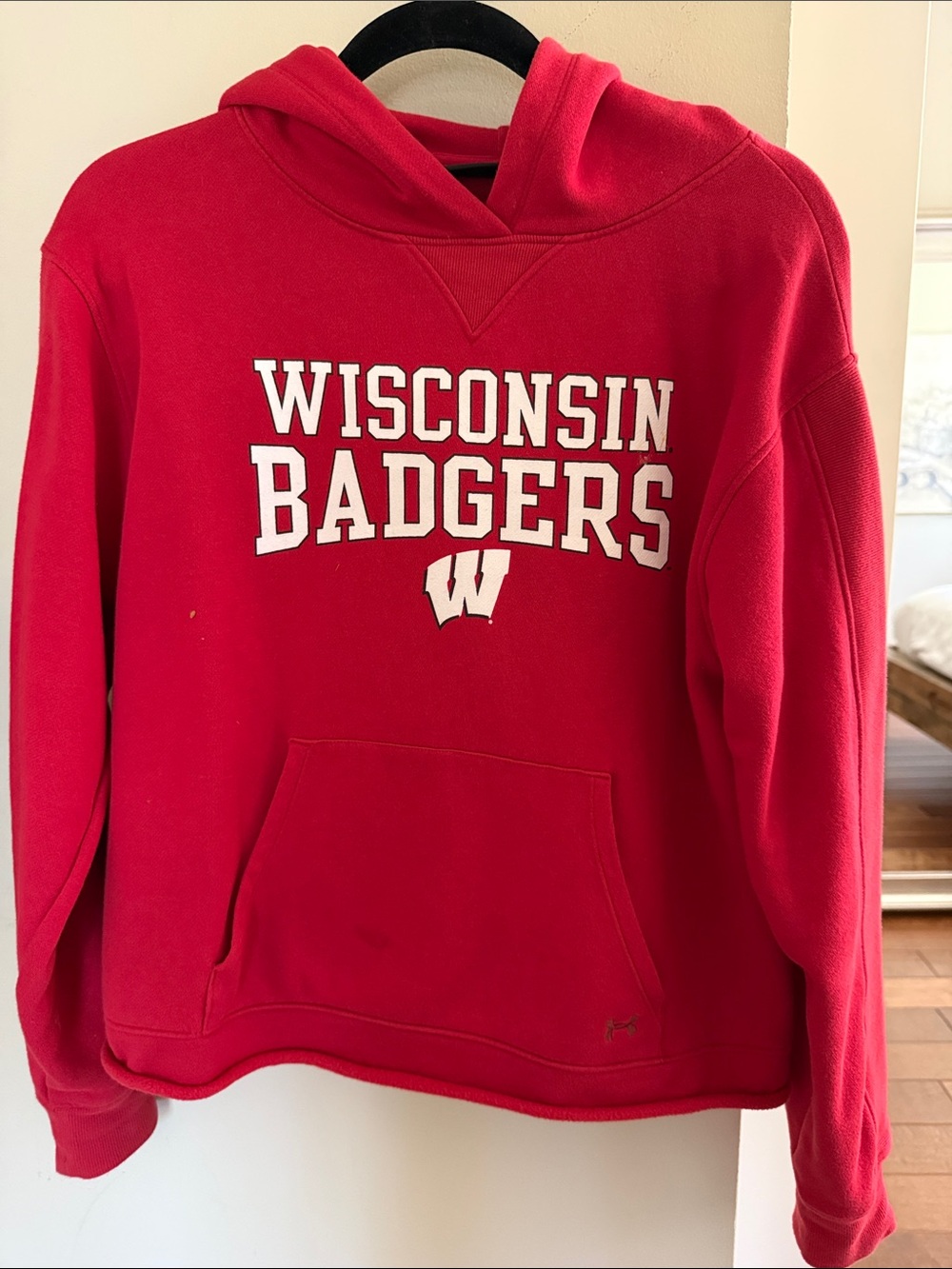 Under Armour Wisconsin Badger Cropped Hoodie
